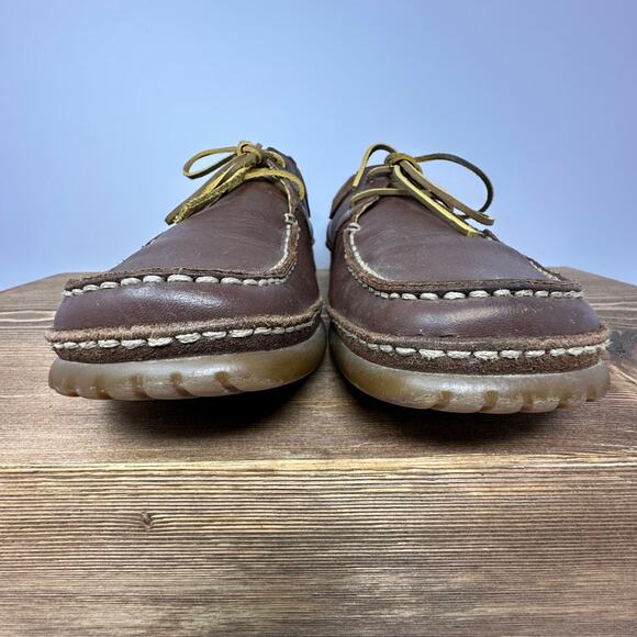 Ecco Mens Dress Shoes Brown Nubuck Leather Lace Up 2 Eye Size 42 EU/ 8 US Casual main image 9